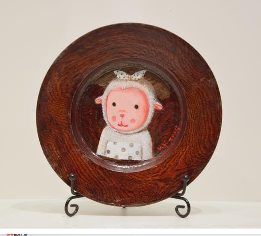 杨媛媛《白小羊》盘子原作 商品图0