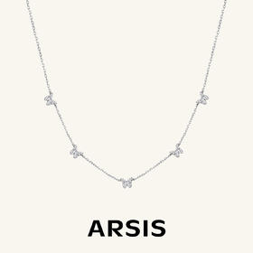 ARSIS银饰｜幸运符号系列 星悦蝴蝶锁骨链