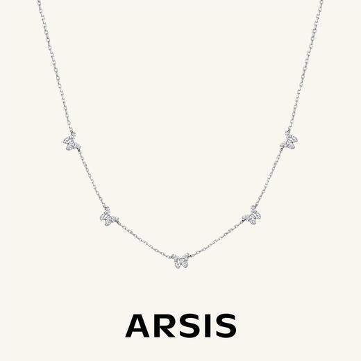 ARSIS银饰｜幸运符号系列 星悦蝴蝶锁骨链 商品图1