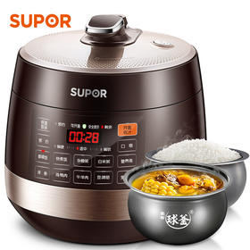 SUPOR/苏泊尔  电压力锅6L大屏触控面板智能预约双球釜内胆SY-60YC8001Q