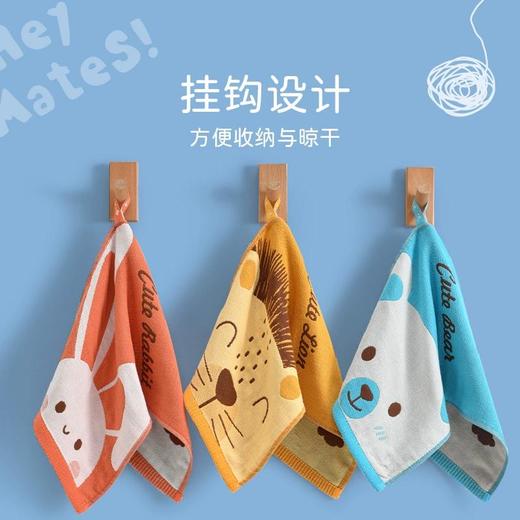 洁丽雅纱布童巾女7A抑菌卡通2025新款A类儿童棉质吸水亲肤快干 商品图2