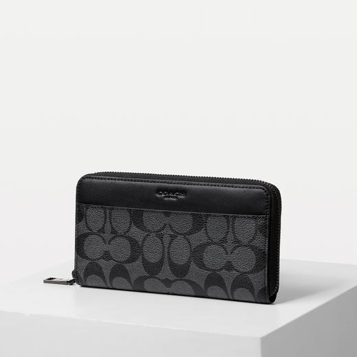 F58112-CQ/BK-40 COACH 蔻驰【热卖爆款】多功能男士票夹长款钱包男钱包 商品图1