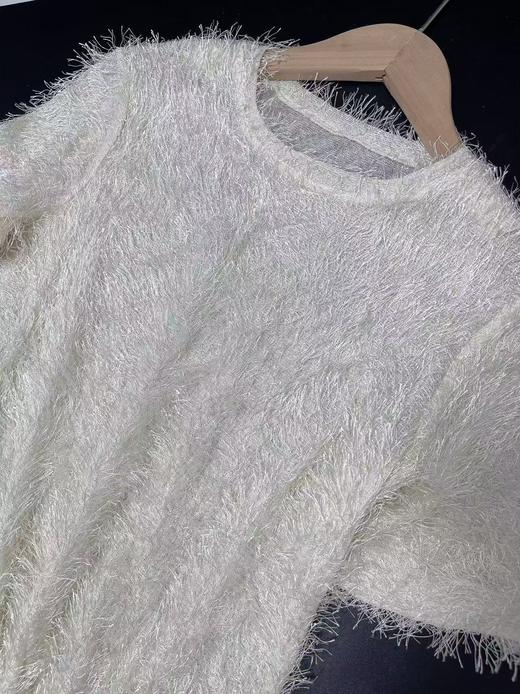 9.3秒杀-送微脏包包【节日特卖】流苏毛毛短袖T恤-喜出 商品图4