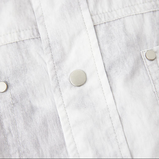 【新品上新】HX 夏季翻领短袖阔版衬衫C103520005101 商品图7