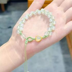 灵隐文创爱心青提小清新手工编织手绳