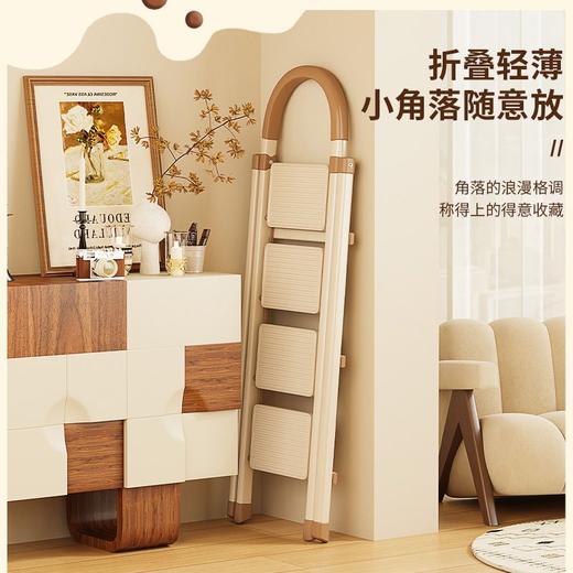 加厚梯子家用乔迁折叠碳钢人字梯爬梯室内移动多功能步梯伸缩楼梯 商品图2