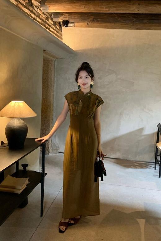 Le Malene 国风新中式改良旗袍领连衣裙 20227 商品图4