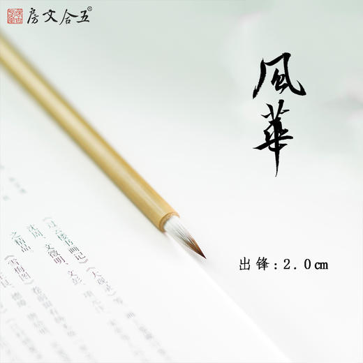风华丨 兼毫小楷小行草二王一路羊毫加健精临创作使用毛笔 商品图3