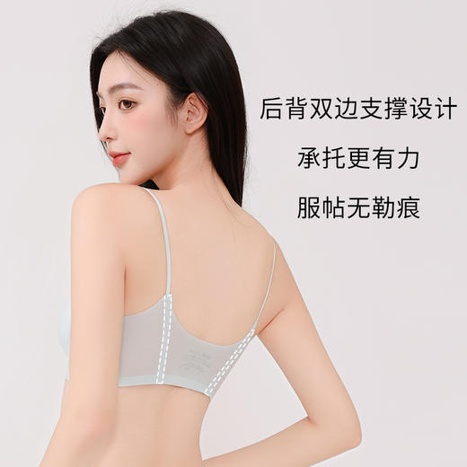 【秒杀】【隐形无痕粉底液内衣】白T伴侣,专为亚洲肌肤定制的号，上身如原肤般隐形，白色镂空都不透！软糯糯细腻面料，果冻条支撑，多维度提拉 商品图8