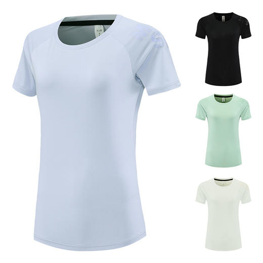 跃牌【PF系列】2025新款速干短袖t恤女士夏季圆领速干衣轻薄透气上衣WT25204 商品图2