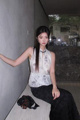 ELLA JADE 新中式国风无袖盘扣上衣 20279