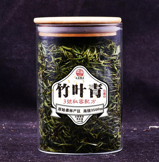 【2025云南最顶级，高端绿茶】秘方3号竹叶青顶级立芽，水中立全芽嫩尖！海拔3500m纯手工制作！强化玻璃罐装！ 商品图1