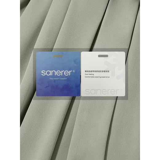 COCOBELLA[凉感]重工捏褶木耳腰休闲裤女大码奶奶裤PA3071-3 商品图4