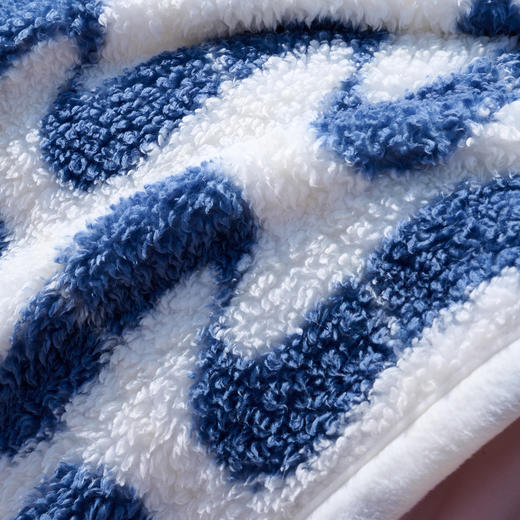水星家纺 DH蓝海日记米粒绒毯 商品图5