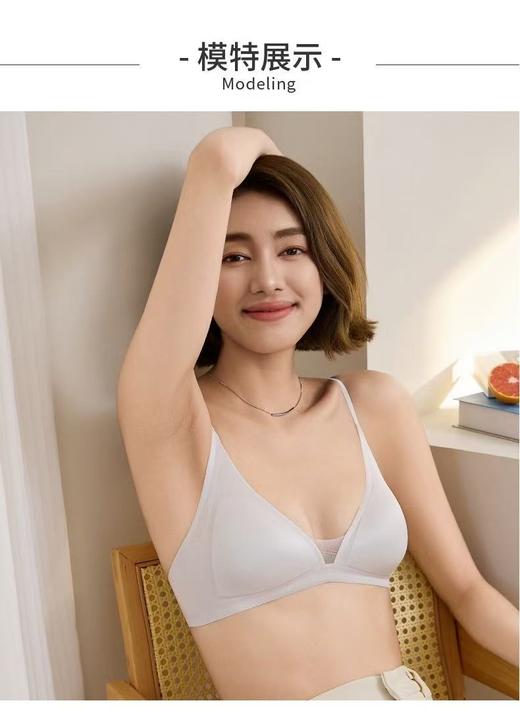 （两件装）轻奢超薄网纱拼接三角杯调整型内衣B32 商品图2