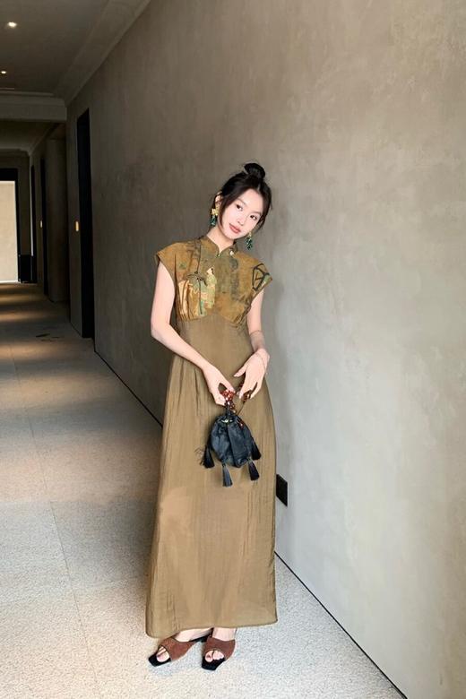 Le Malene 国风新中式改良旗袍领连衣裙 20227 商品图0