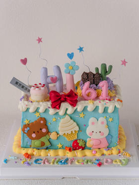 定制款蛋糕 - 欢乐多巴胺