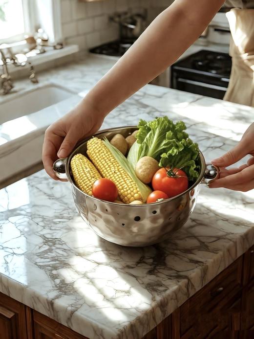 猫太推荐---北欧风锤目纹沙拉碗 商品图2