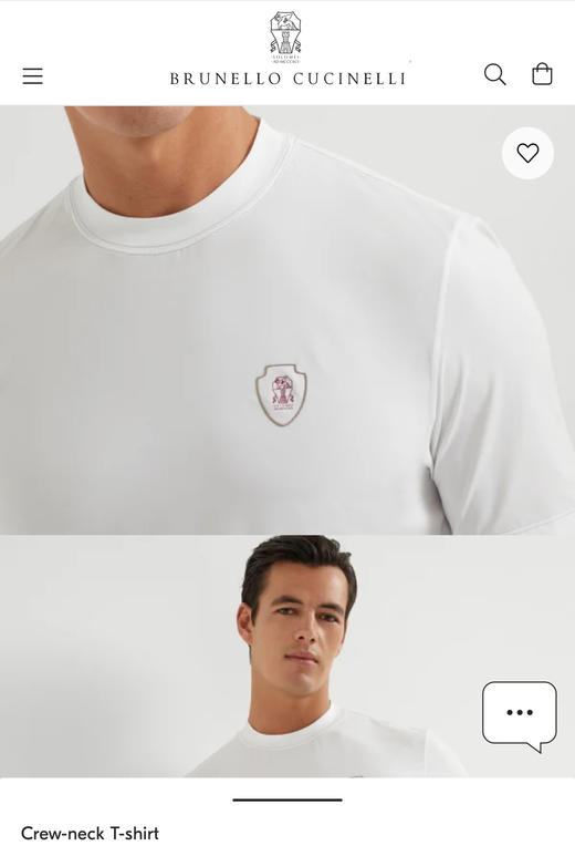 Brune11o cucine11i 网球系列 盾牌圆领短袖T恤 tx505 商品图2