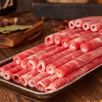 民维大牧汗安格斯谷饲调理肥牛卷1斤 涮火锅食材 生鲜牛肉 商品图2