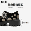 MIO米奥玛丽珍鞋时尚波点魔术贴厚底增高5cm单鞋女M254552104 商品缩略图4