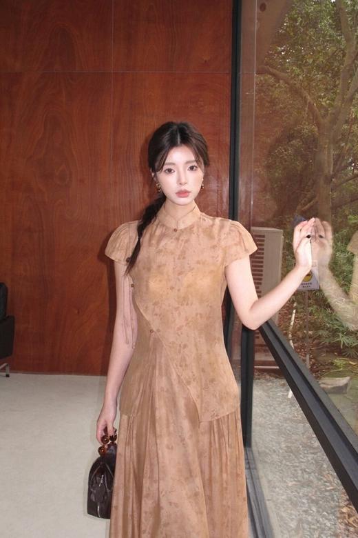 ELLA JADE 新中式复古国风上衣半裙套装 20244 商品图3