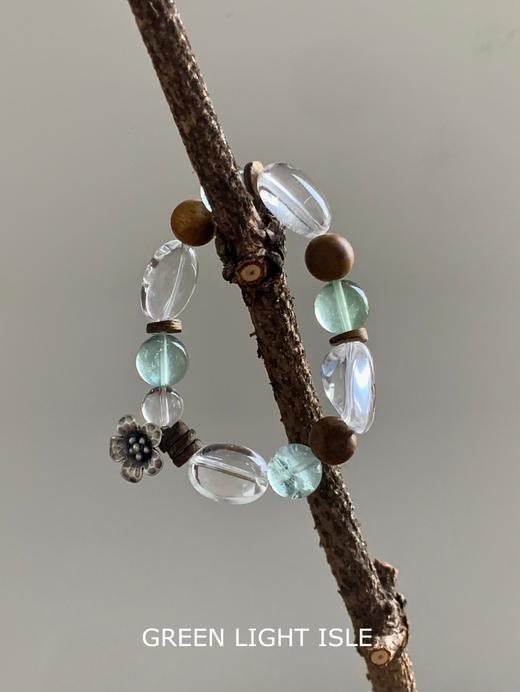 【空山新雨】流动的生命力🍃喜木金 白水晶/绿莹石/沉香 商品图3