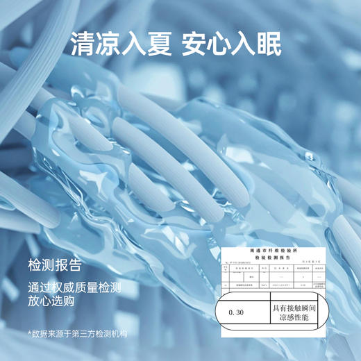 洁丽雅夏季家用床笠三件套透气纯色丝滑凉感 商品图2