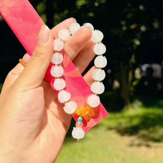 灵隐文创【白莲花】冰清白莲花龙年国风手串 商品图1