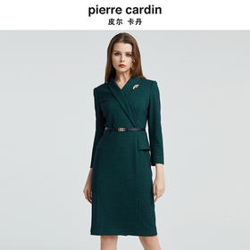 [皮尔卡丹女装]折扣清仓女装新款都市淑女修身轻仪式礼服裙