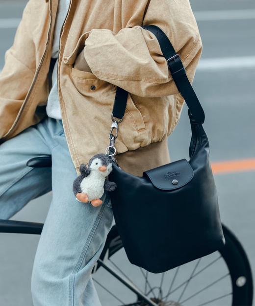 LC珑香 进口牛皮Le Pliage Xtra系列竖版hobo 单肩包手提包 特惠 Z-15403 商品图5