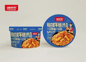【方便速食】 湘她他辣白菜年糕拌面 190g/盒