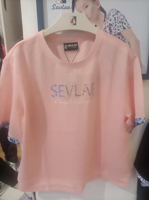 圣弗莱女式圆领短袖T恤衫F222184551 商品图0