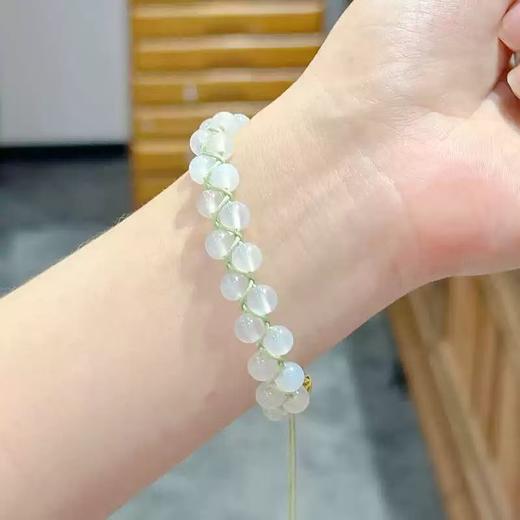 灵隐文创爱心青提小清新手工编织手绳 商品图2