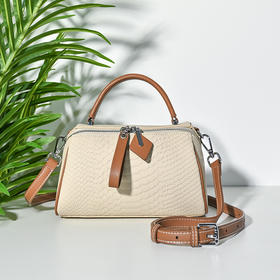 【预售3天】高级感波士顿包小众质感包包女圆筒包通勤手提女包单肩斜挎包CKZC3309NEW