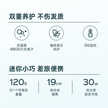 lena直发梳负离子 蓬松梳内扣 迷你便携刘海烫发梳不伤发 短发拉直电梳子 生日礼物 LN-F7 /家用电器 /个护健康 /卷/直发器 商品图0