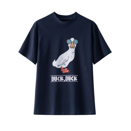 「K」洛诗琳40910休闲气质印花T恤2025夏季新款卡通减龄上衣10252 商品图2