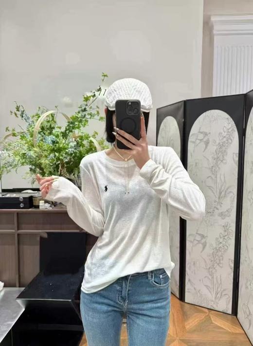 【GZ】无忧购宽松时尚休闲百搭纯色圆领长袖打底衫2836 商品图0