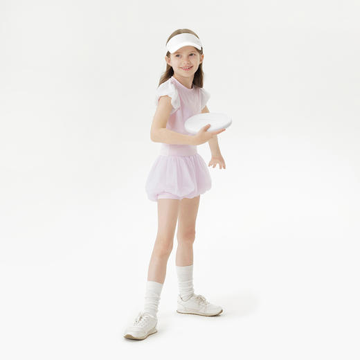 马克珍妮女童芭蕾风网纱花苞裙裤 儿童裤子2025年夏装新款550392 商品图1