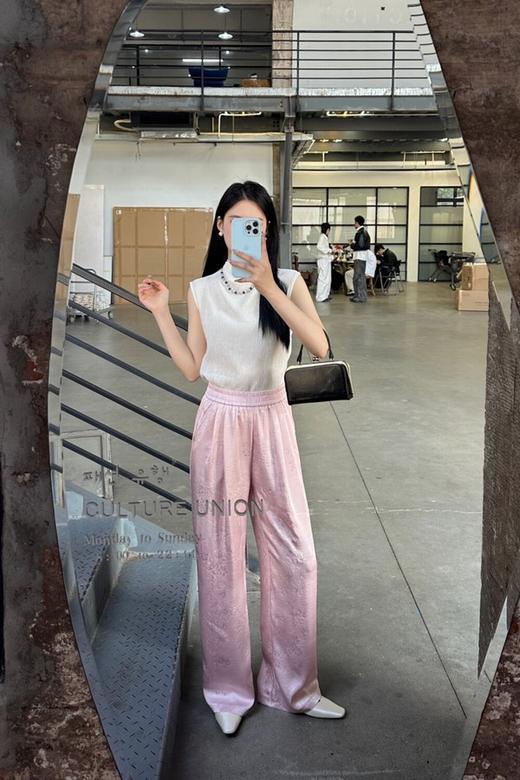 ESTELLICA 新中式宽松显瘦直筒裤 20285 商品图1