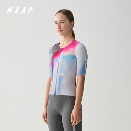 MAAP 女士 Solar Pro Race Jersey 伽马蓝 短袖骑行服 商品图0
