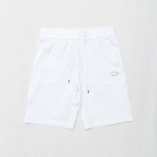 鲨鱼 LOGO印花拼接剪裁 拉链后兜纯棉毛圈 卫裤/短裤/五分裤 PSS172 商品图3