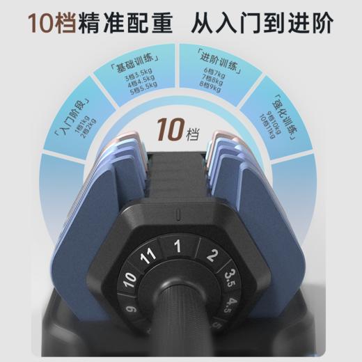 舒华可调节重量哑铃家用专业健身器材擎变快调多功能力量训练Q690 商品图2