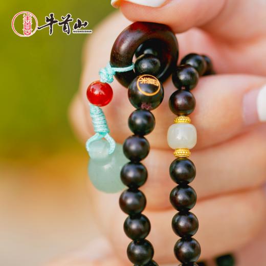 牛首山小叶紫檀双圈手串男女款简约高级感精品手链情侣珠互送礼物 商品图3