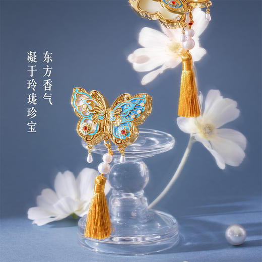 【故宫香膏】故宫珍宝蝴蝶固体香膏博物馆文创毕业新婚生日礼物女生 商品图1