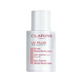 【品牌授权】【爆款】Clarins/娇韵诗防晒霜轻透隔离乳高倍UV小白盾防光老润粉色50ML