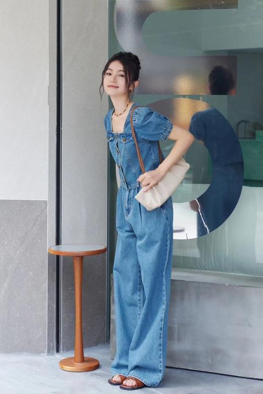 WHO KNOWS 复古牛仔上衣裤子套装 20290 商品图1