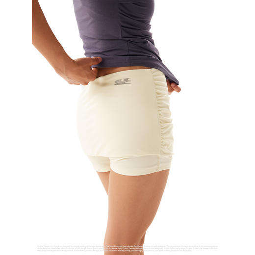 CryingCenter 中低腰褶皱弹力修身短裤裙 哭喊中心 商品图2