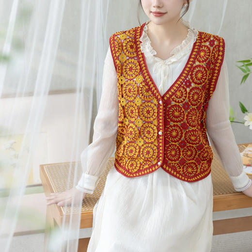 苏苏姐家璇子马甲手工DIY钩针蕾丝线毛线团自制材料包 商品图2