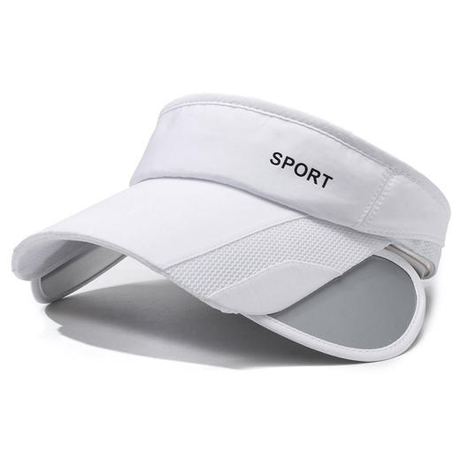 【空顶帽户外运动】马拉松防晒 男女休闲遮阳帽 伸缩抽拉帽檐太阳帽  商品图9